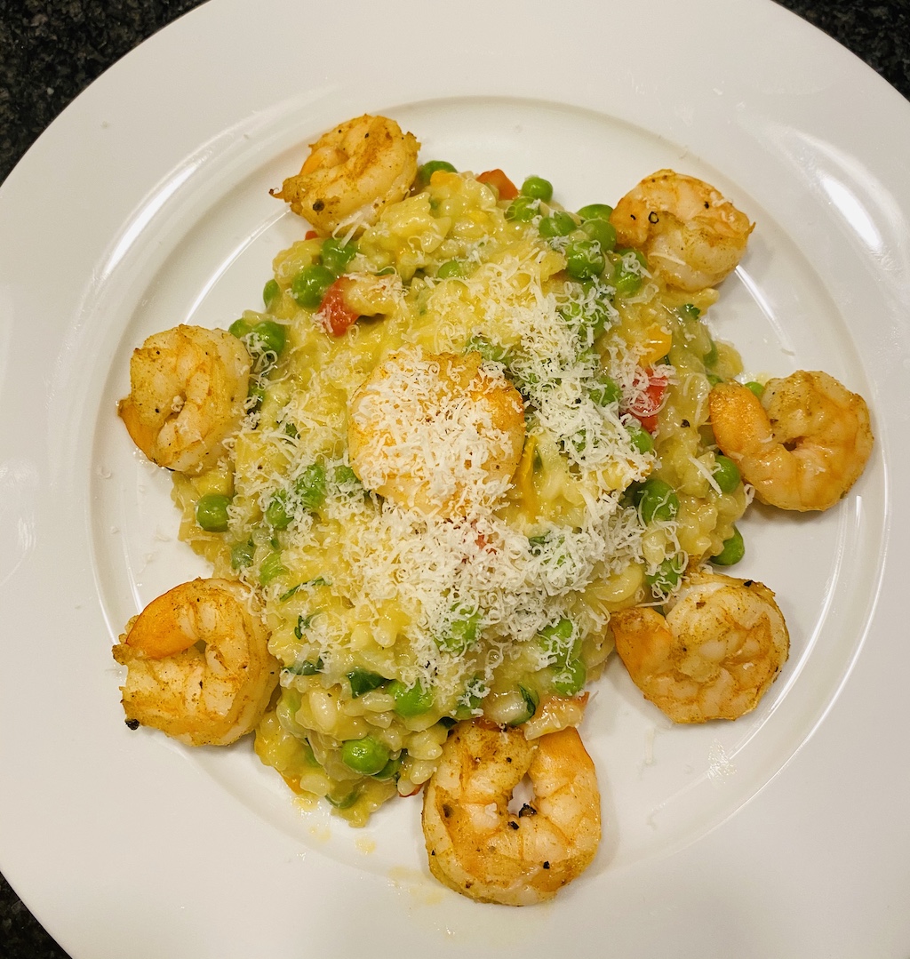 Shrimp & Pea Risotto